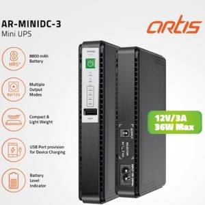 Artis mini dc3 mini ups for wifi router modem Line Interactive UPS Our Store UPS